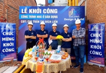Thiết kế kiến trúc gia đình Anh Niềm- chị Hoa ( Tân Bình )