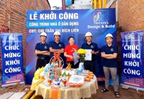 Thiết kế kiến trúc nhà a Trí ở Tiền Giang 