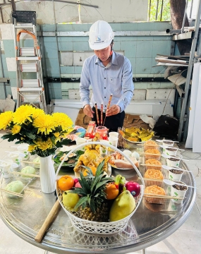 Công tác cúng tháo dỡ nhà cũ (TP.HCM)
