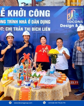 ĐỘNG THỔ KHỞI CÔNG NHÀ PHỐ 5 TẦNG TÂN CỔ ĐIỂN TẠI CHƯƠNG DƯƠNG , TP. HỒ CHÍ MINH