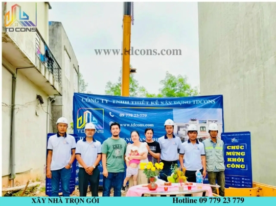 XÂY NHÀ TRỌN GÓI Gia đình Chị Nhi - Anh Phụng